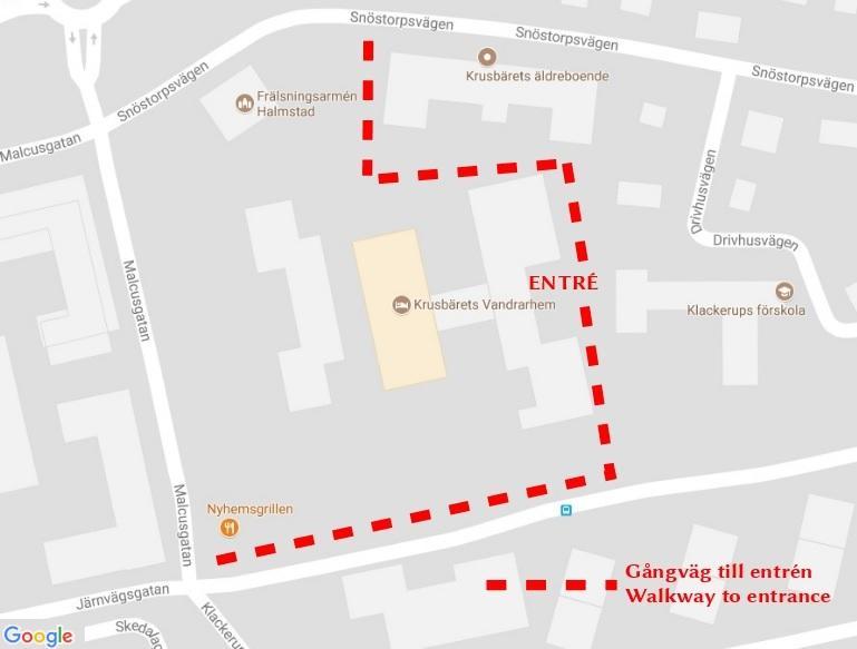 Krusbaerets Vandrarhem Halmstad Buitenkant foto